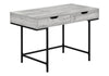 Computer Desk For Home Office, Laptop, 2 Storage Drawers, Contemporary And Modern - Gray