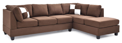 Malone - Sectional - Chocolate
