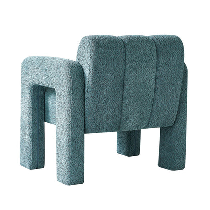31.10" Wide Boucle Upholstered Accent Chair - Green