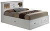 Louis Phillipe - Full Storage Bed - White
