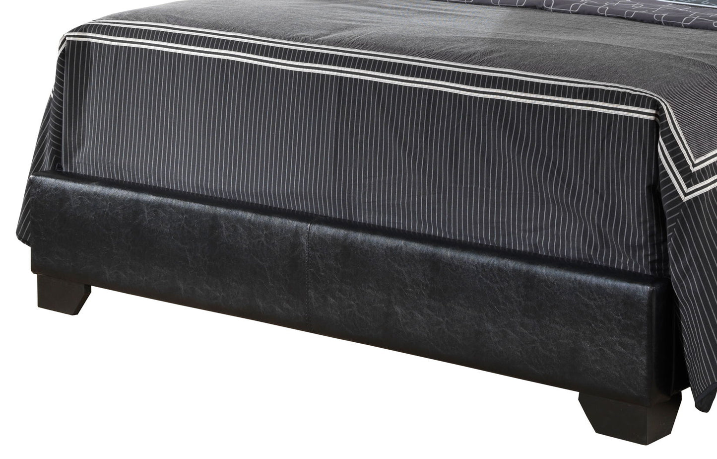 Queen Bed For Casual Spaces Elegant - Black