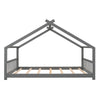 Full Size Playhouse Design Bed - Gray