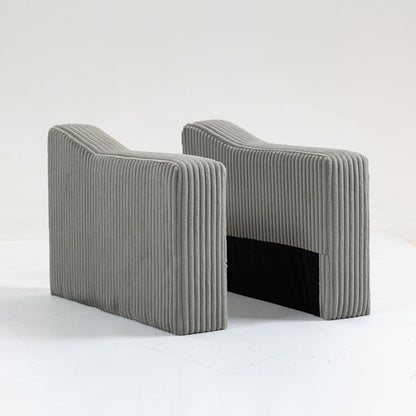 Modular Sofa Single Armrest Backrest Module For Modular Sectional Sofa Couch Side Armrest - Gray