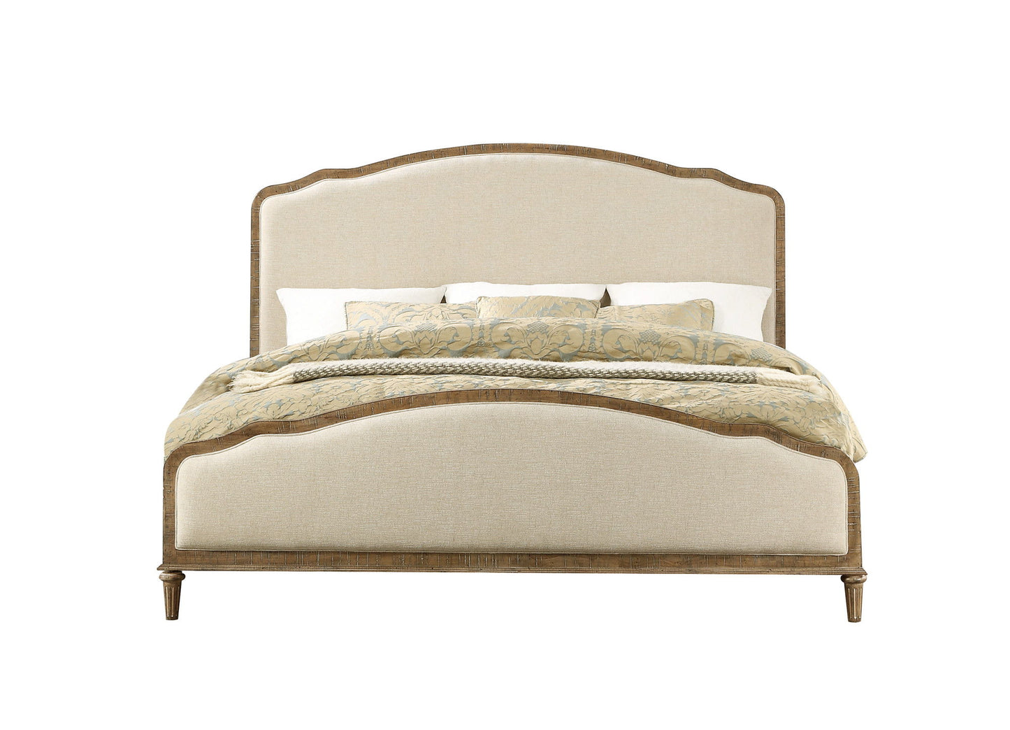 Ludin - Queen Upholstered Bed - Brown