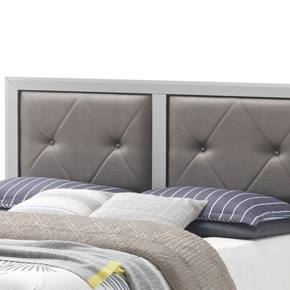 Primo - Queen Bed - Silver Champagne