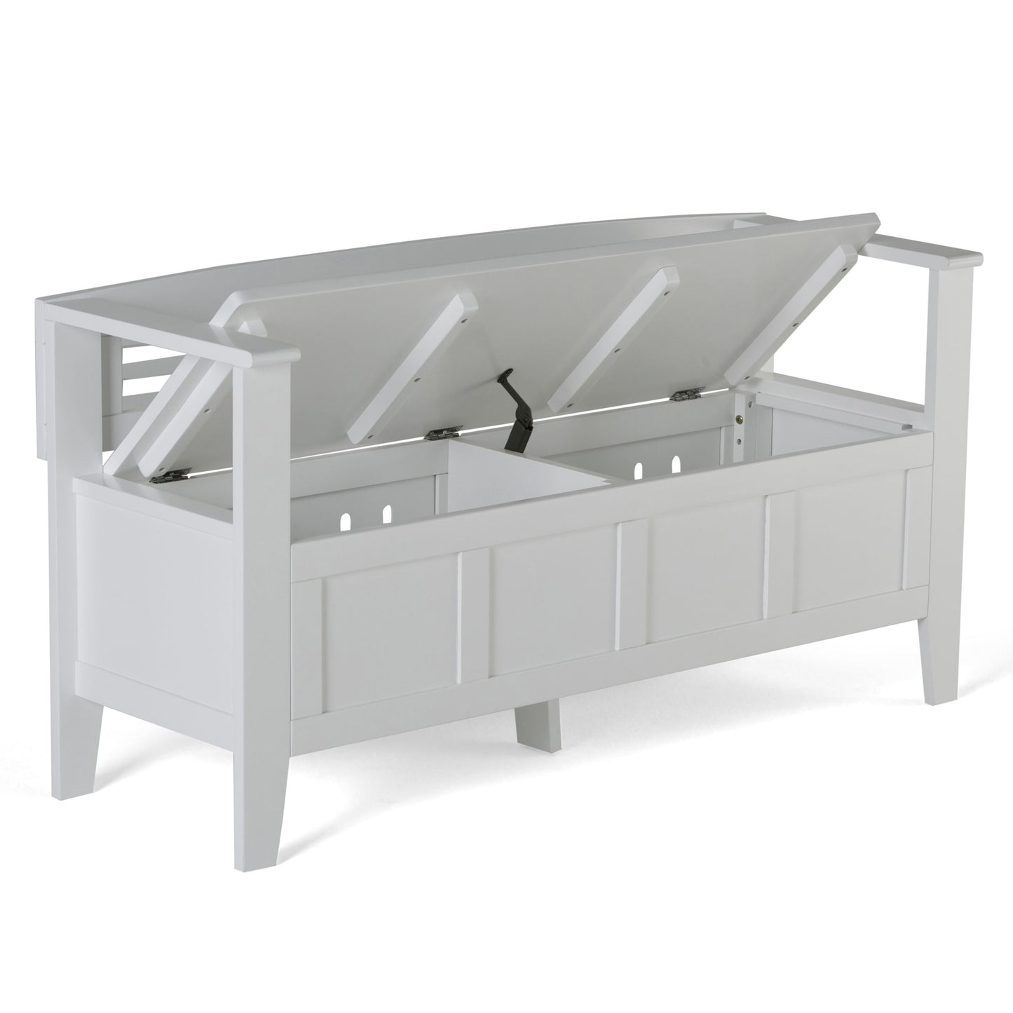 Adams - Entryway Storage Bench - White