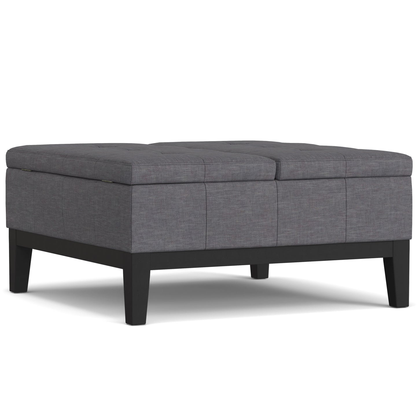 Dover - Lift Top Coffee Table Storage Ottoman - Gray