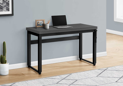 Computer Desk, Home Office, Standing, Adjustable, Laptop, Contemporary & Modern - Gray