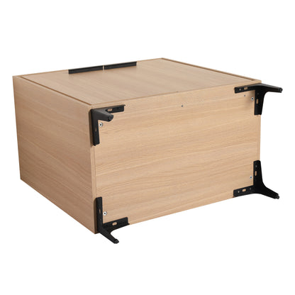 Bathroom Vanity Base With Storage Cabinet, Engineering Wood - Oak