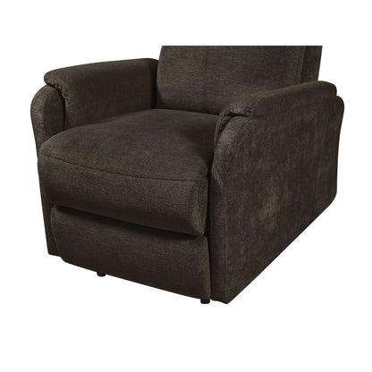 Recliner Chair With Power Function Easy Control Big Stocks, Recliner Single Chair - Dark Brown