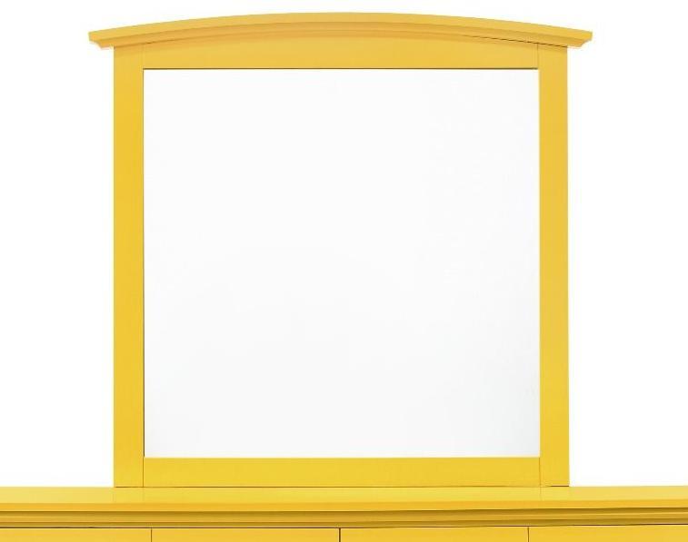 Elegant Wall Mirror - Yellow