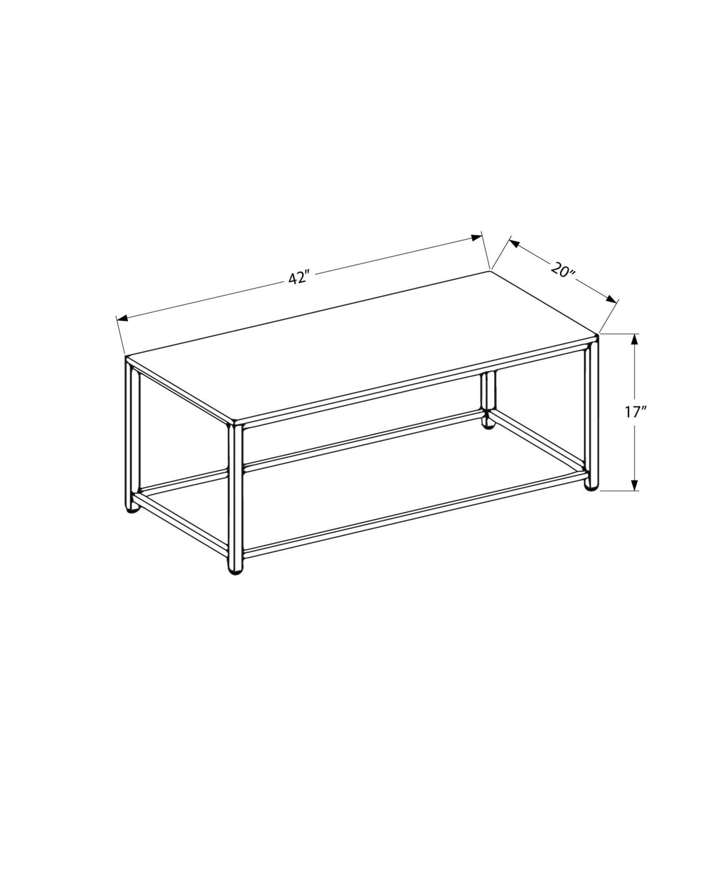 Table, Rectangular, Transitional - Gray