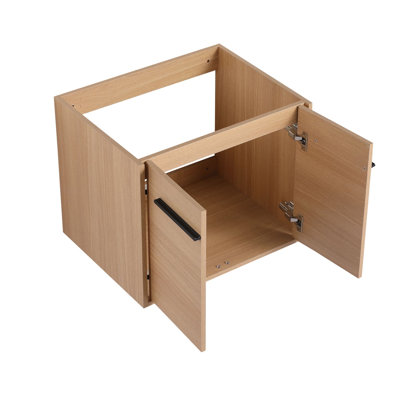 Bathroom Vanity Set With Resin Countertop Sink, 2 Doors - Oak