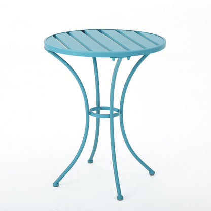 Yearn - 3 Piece Bistro Set With Table And 2 Chairs - Blue