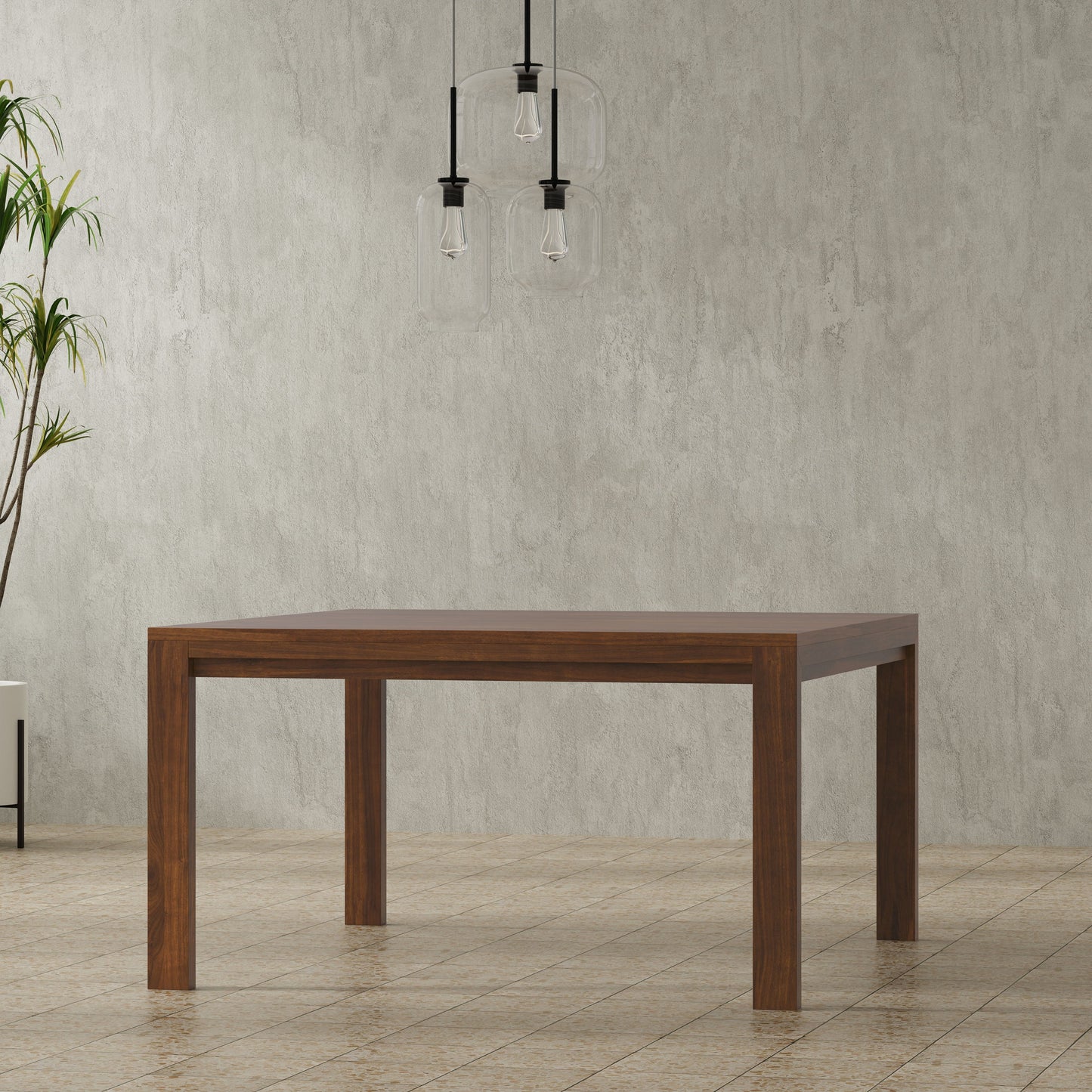 Wilson - Square Dining Table - Brown