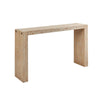 Modern Solid Wood Console Table With Distressed - Reclaimed Wheat