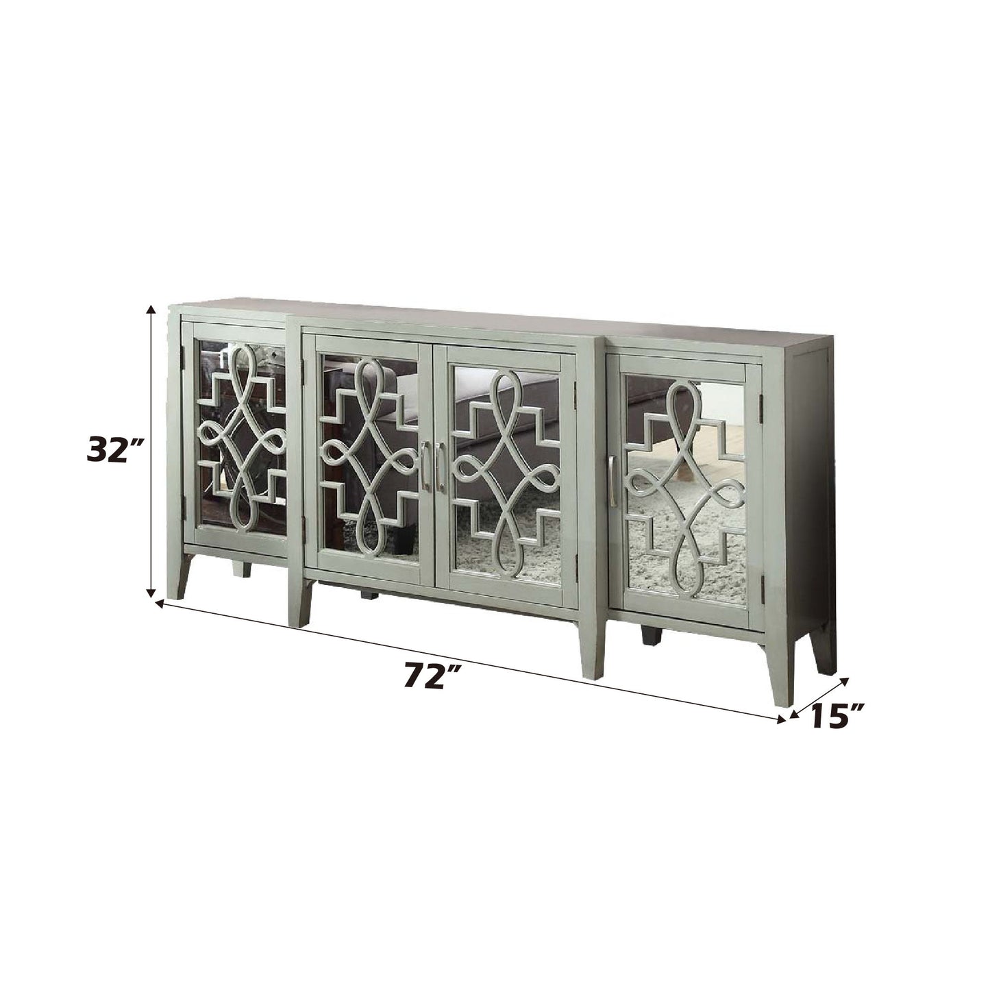 Kacia - Console Cabinet - Antique Gray