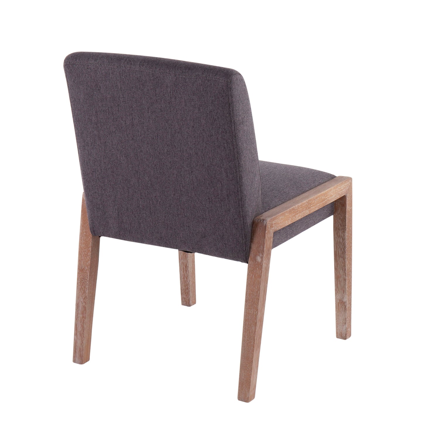 Carmen - Contemporary Chair (Set of 2) - White Washed / Gray