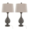 Cipolla - Poly Farmhouse Table Lamp (Set of 2) - Acid Griffin / Antique Soft Brass / Natural