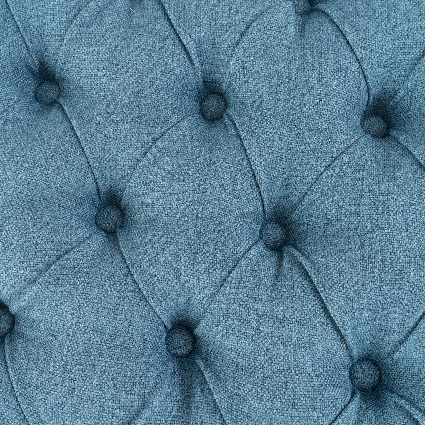Juliana - Storage Ottoman With Stylish DesignÔøΩÔøΩÔøΩÔøΩÔøΩÔøΩÔøΩÔøΩÔøΩÔøΩÔøΩÔøΩÔøΩÔøΩÔøΩ Fabric And Birch Legs - Blue