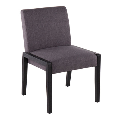 Carmen - Contemporary Chair (Set of 2) - Black / Gray