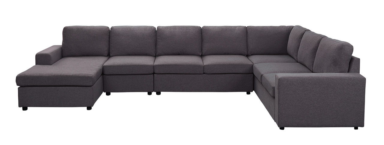 Tifton - Modular Sectional Sofa With Reversible Chaise - Dark Gray
