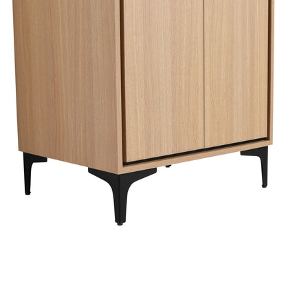 Modern Bathroom Vanity Cabinet With Soft Closing Doors - Oak
