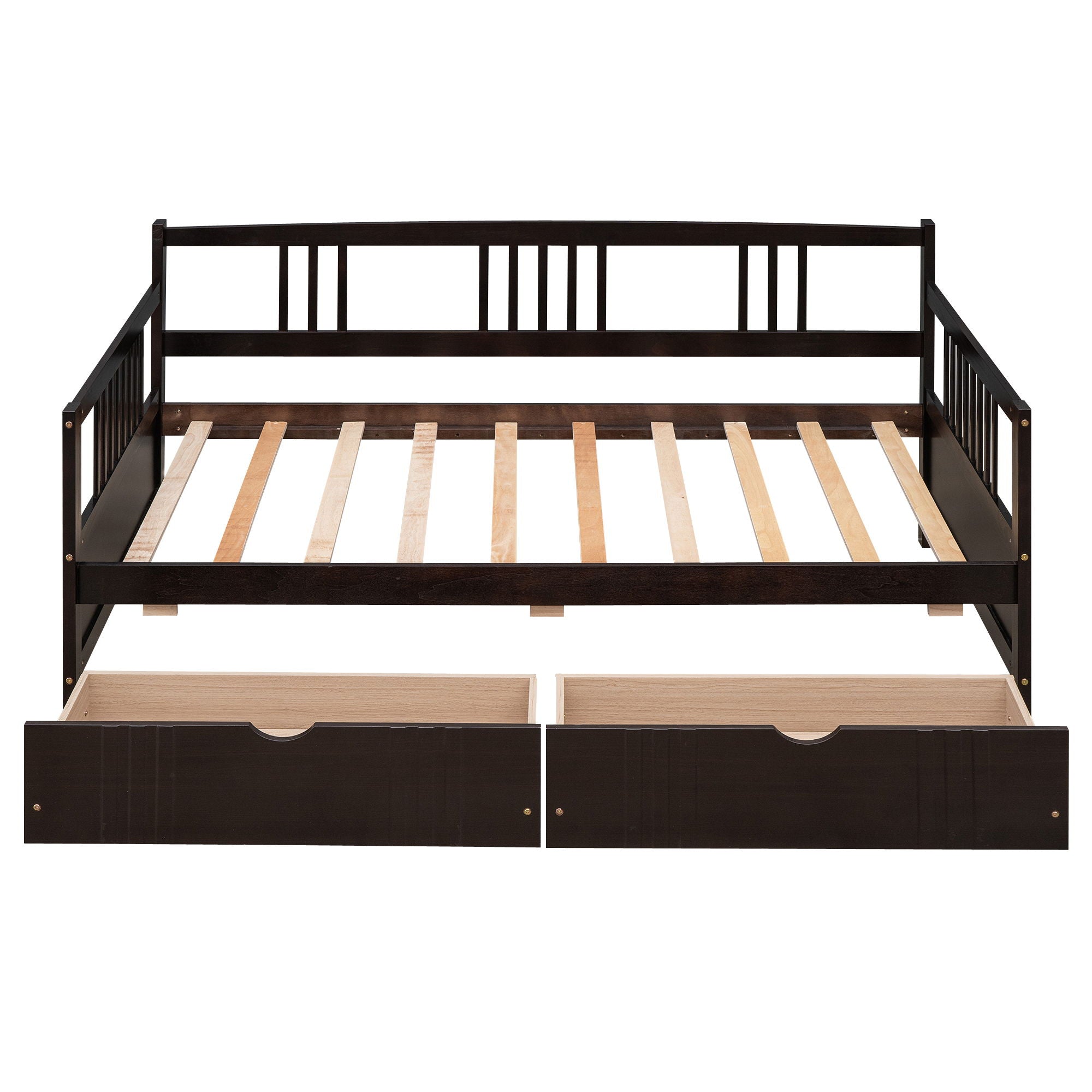 Twin Size DayBed With 2 Drawers - Espresso
