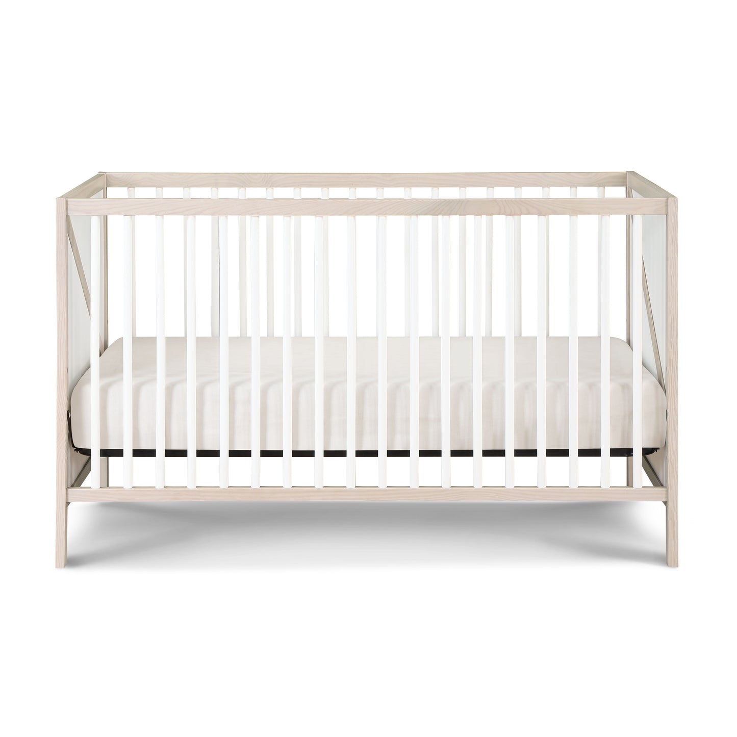 Pixie Zen - 3 In 1 Crib - Washed Natural / White