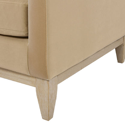 Knox - Modern Farmhouse Arm Chair - Fawn Brown