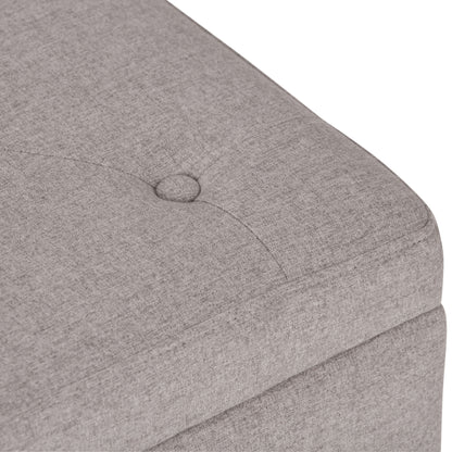 Hamilton - Storage Ottoman - Cloud Gray