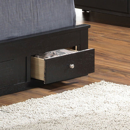 Twin Storage Bed - Black