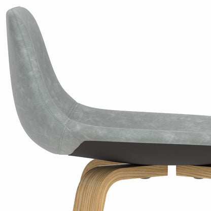 Randolph - Bentwood Counter / Bar Height Stool Upholstered (Set of 2) - Gray