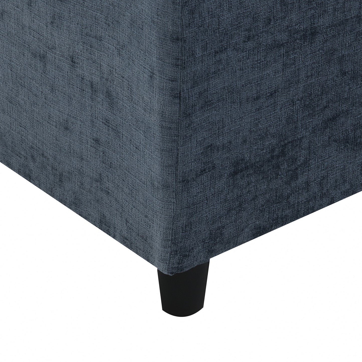 Modern Modular Cloud Sofa Bed, 6 Seat Chenille Sectional Couch Set With Ottoman, Free Combination, Convertible U Shaped Sleeper Sofa - Dark Blue