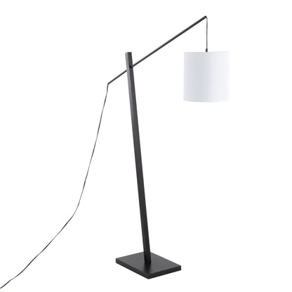 Arturo - Contemporary Floor Lamp - Black / White