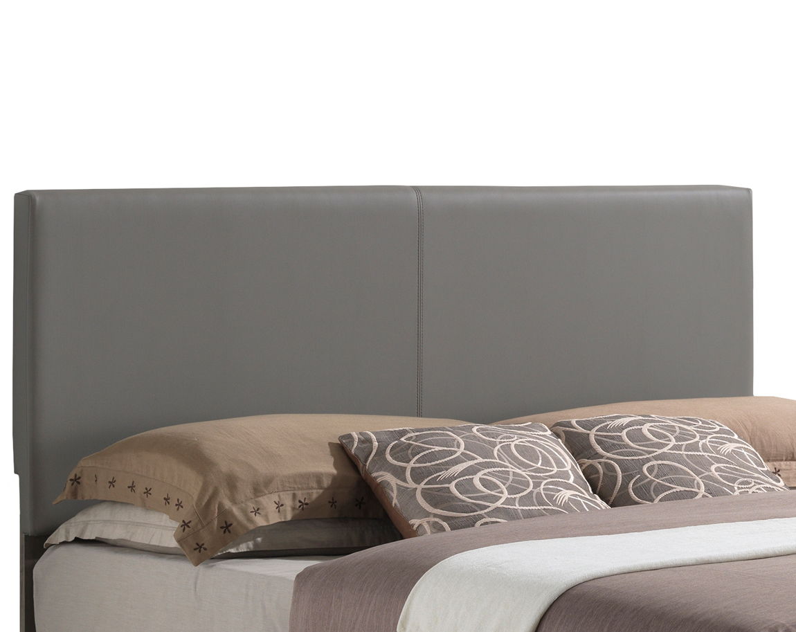 Aaron - Queen Bed - Light Gray