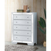 Sleek Contemporary Storage Chest - White