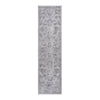 Marfi - 2' X 8' Oriental Runner Rug - Gray / Silver