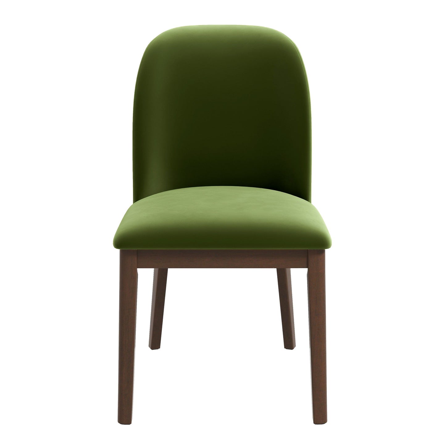 Kaitlyn - Dining Chair (Set of 2) - Brown / Light Green / Olive Green