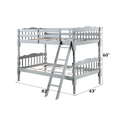 Homestead - Twin Twin Bunk Bed - Gray