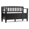 Brooklyn - Entryway Storage Bench - Black