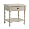 Nightstand Table With Drawer And Shelf - Natural