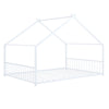 Full Size House Bed - White