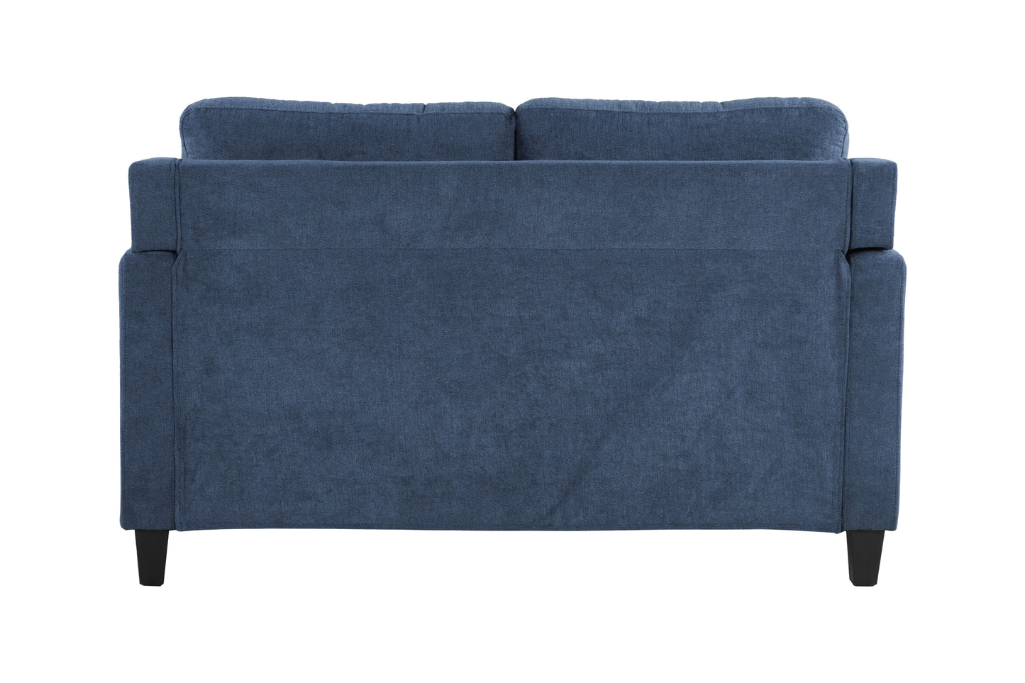 Horatio - Chenille 2 Seater Loveseat - Navy