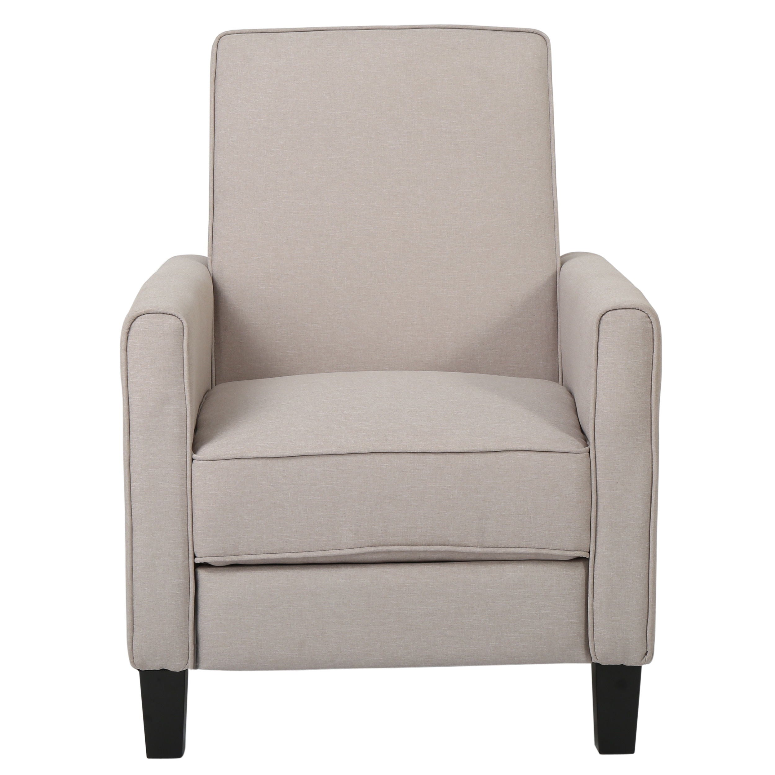 Recliner Push Back Chair For Elegant Home - Beige