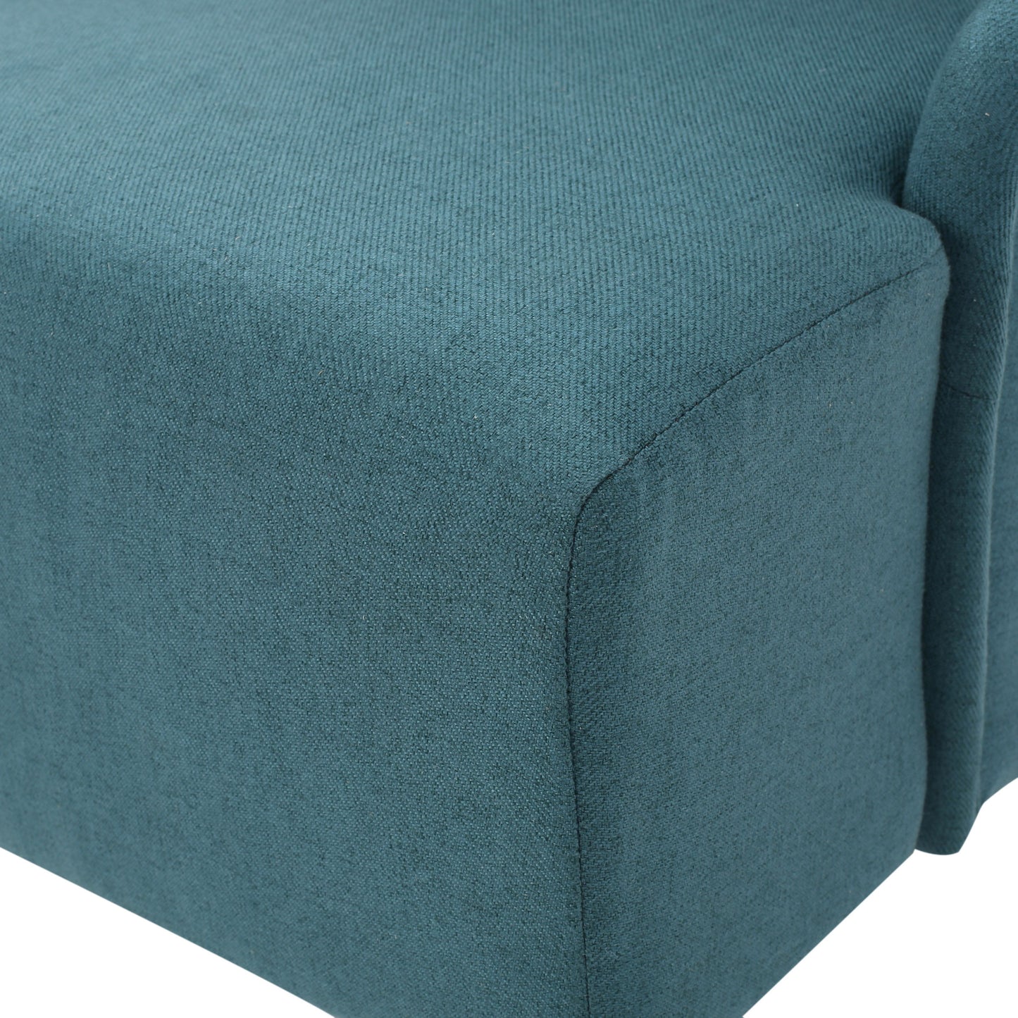 Alight - Upholstered Dining Chair With High Back And Birch Wood Legs - Teal