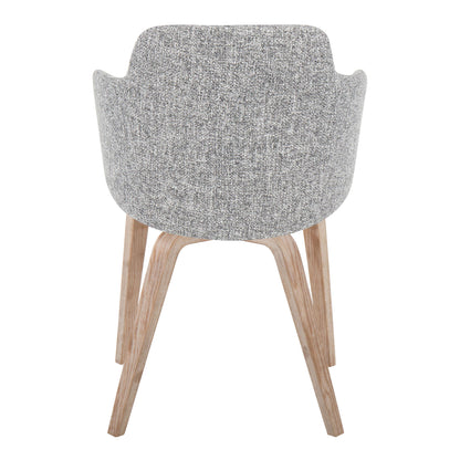 Boyne - Contemporary Dining / Chair (Set of 2) - Whitewashed / Dark Gray