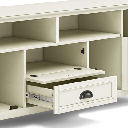 Burlington - TV Media Stand - Antique White