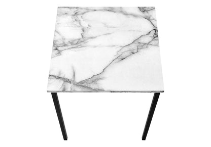 Table Set, Coffee, End, Marble Look Laminate, Contemporary, Modern (Set of 3) - White