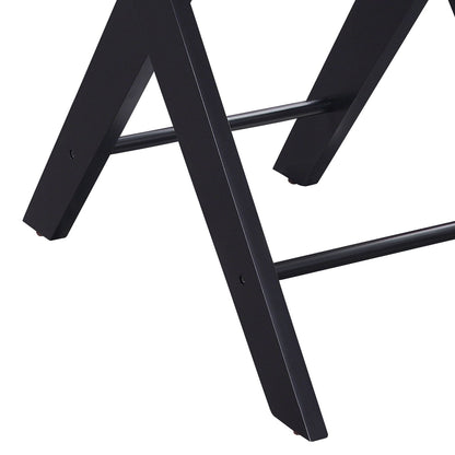 Fierce - Accent Table With Built - In USB Port - White / Black